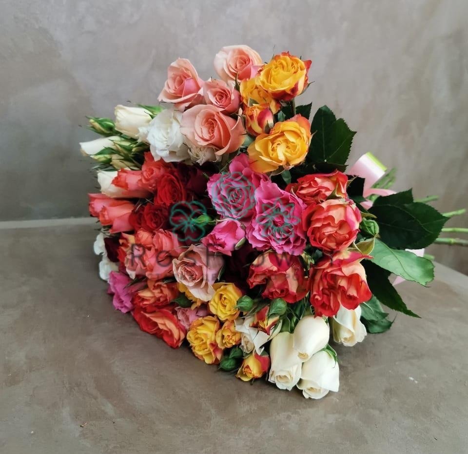 Букет цветов из: Розы в Шарахалсуне