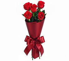 Букет 5 Красных роз Эдлесс Лав в Шарахалсуне