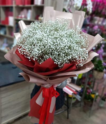 Букет цветов из: Гипсофила в Шарахалсуне