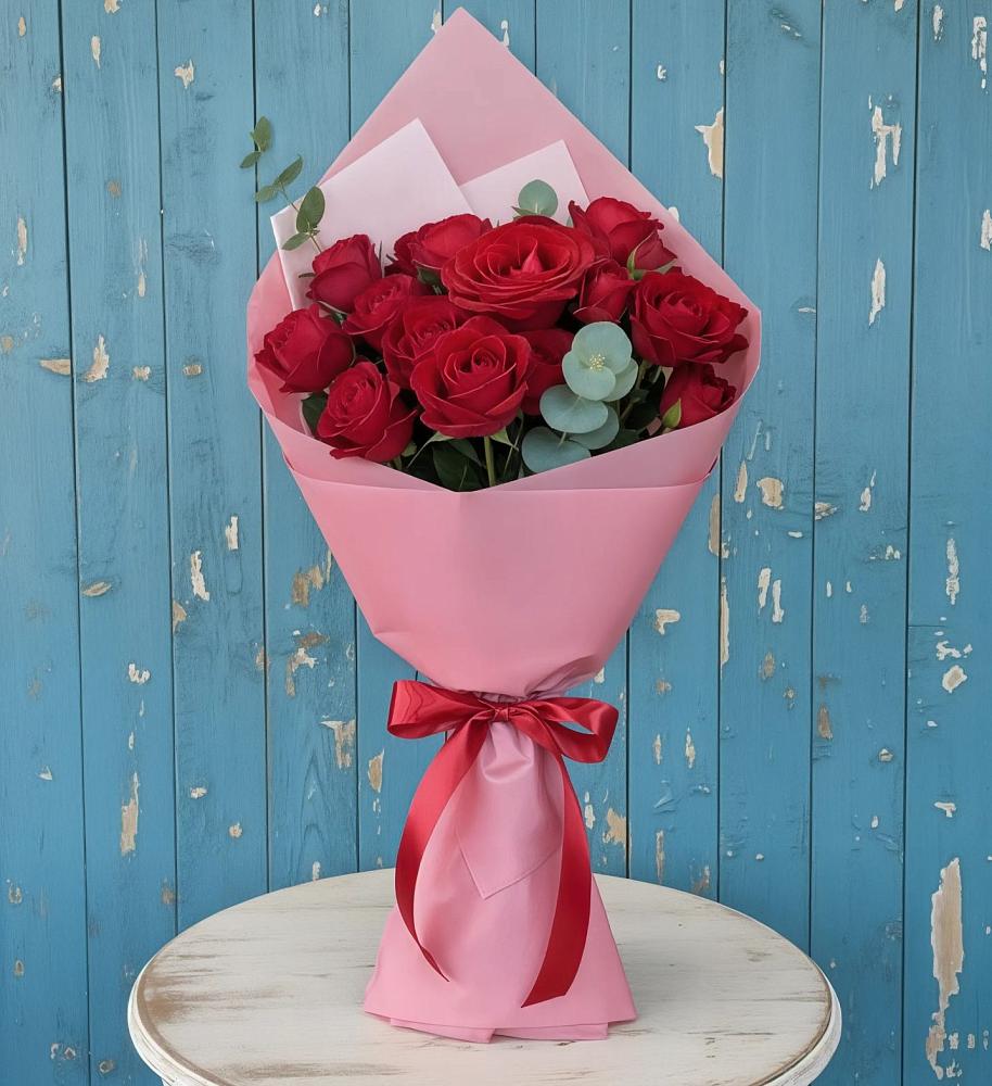 Букет цветов из: Розы в Шарахалсуне