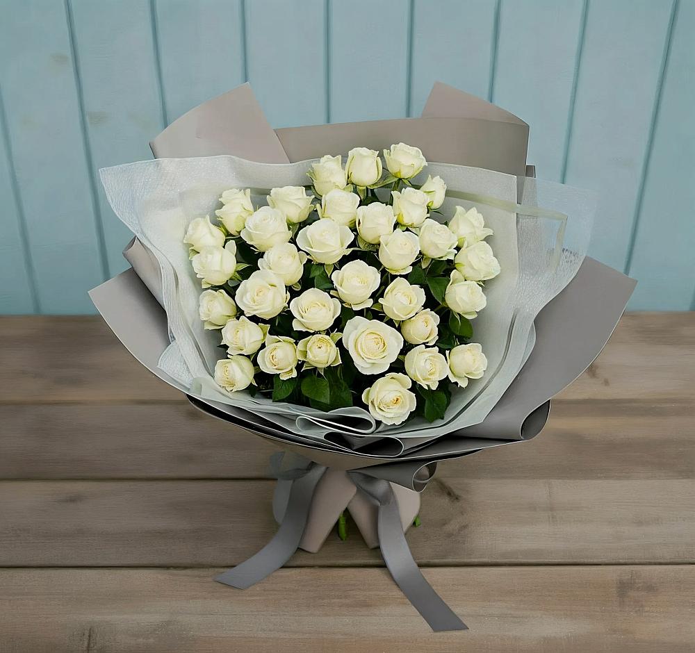 Букет Белоснежная нежность в Шарахалсуне
