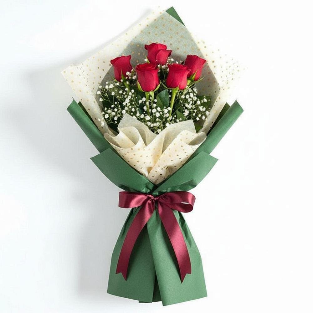 Букет цветов из: Розы в Шарахалсуне