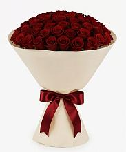 Букет 101 Бордовая роза Блэк Бакарра в Шарахалсуне