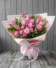 Букет Розовый кустик #REPLACE_PRED# Шарахалсуне