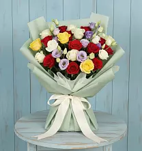 Букет цветов из:  Розы в Шарахалсуне