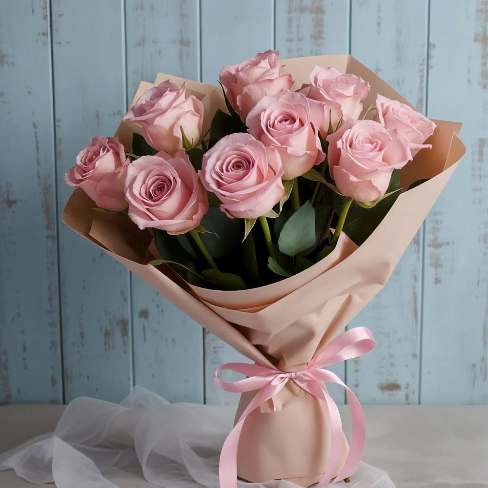 Букет цветов из: Розы в Шарахалсуне