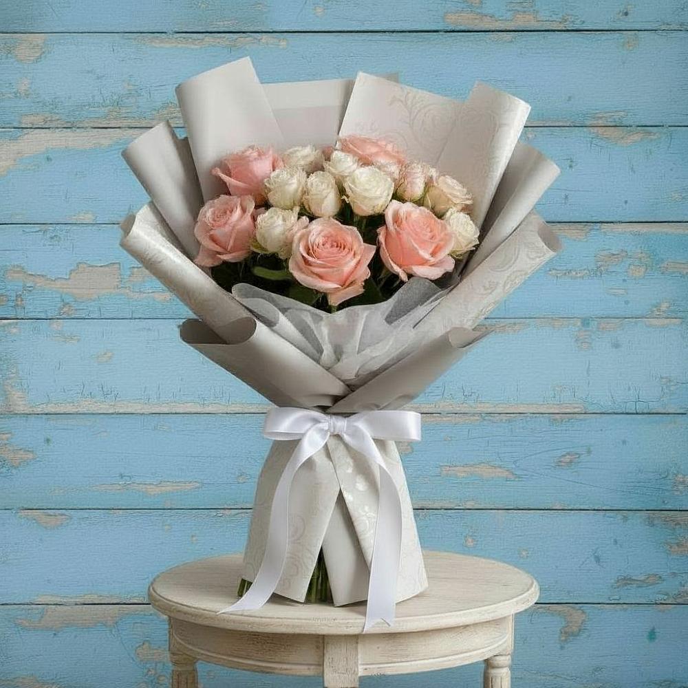 Букет цветов из: Розы в Шарахалсуне