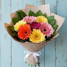 Букет цветов из:  Герберы #REPLACE_PRED# Шарахалсуне