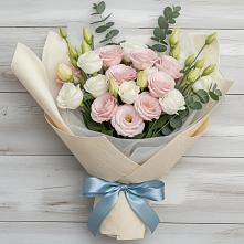 Букет цветов из:  Лизиантусы в Шарахалсуне