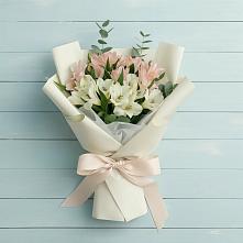 Букет цветов из:  Альстромерии в Шарахалсуне