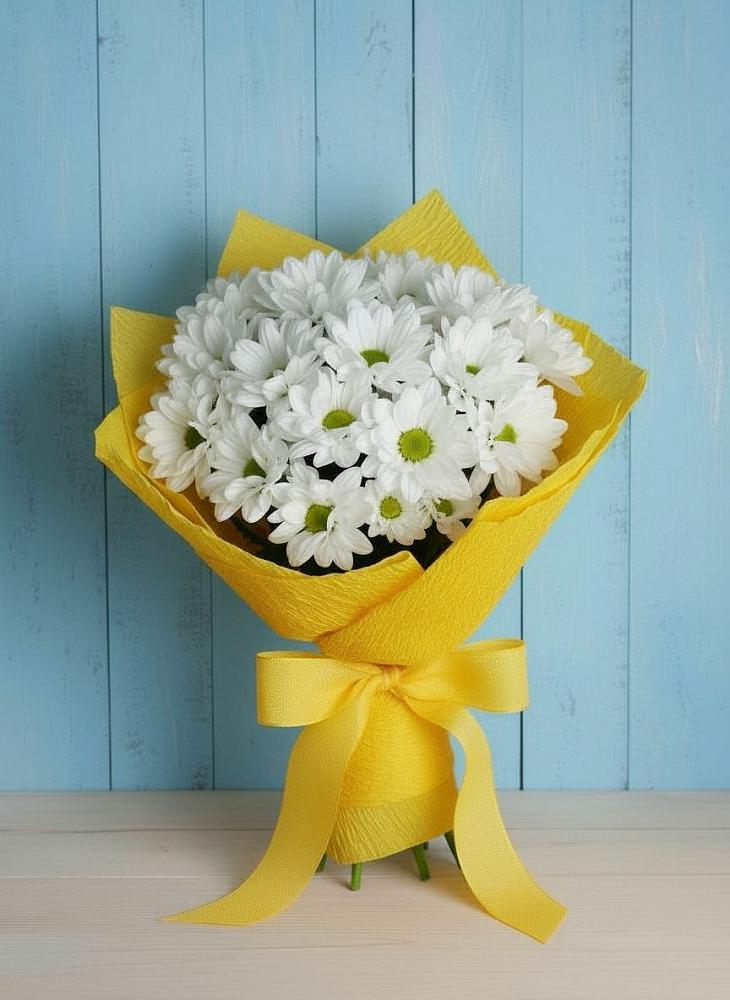 Букет цветов из: Хризантемы в Шарахалсуне