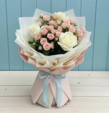 Букет цветов из:  Розы в Шарахалсуне