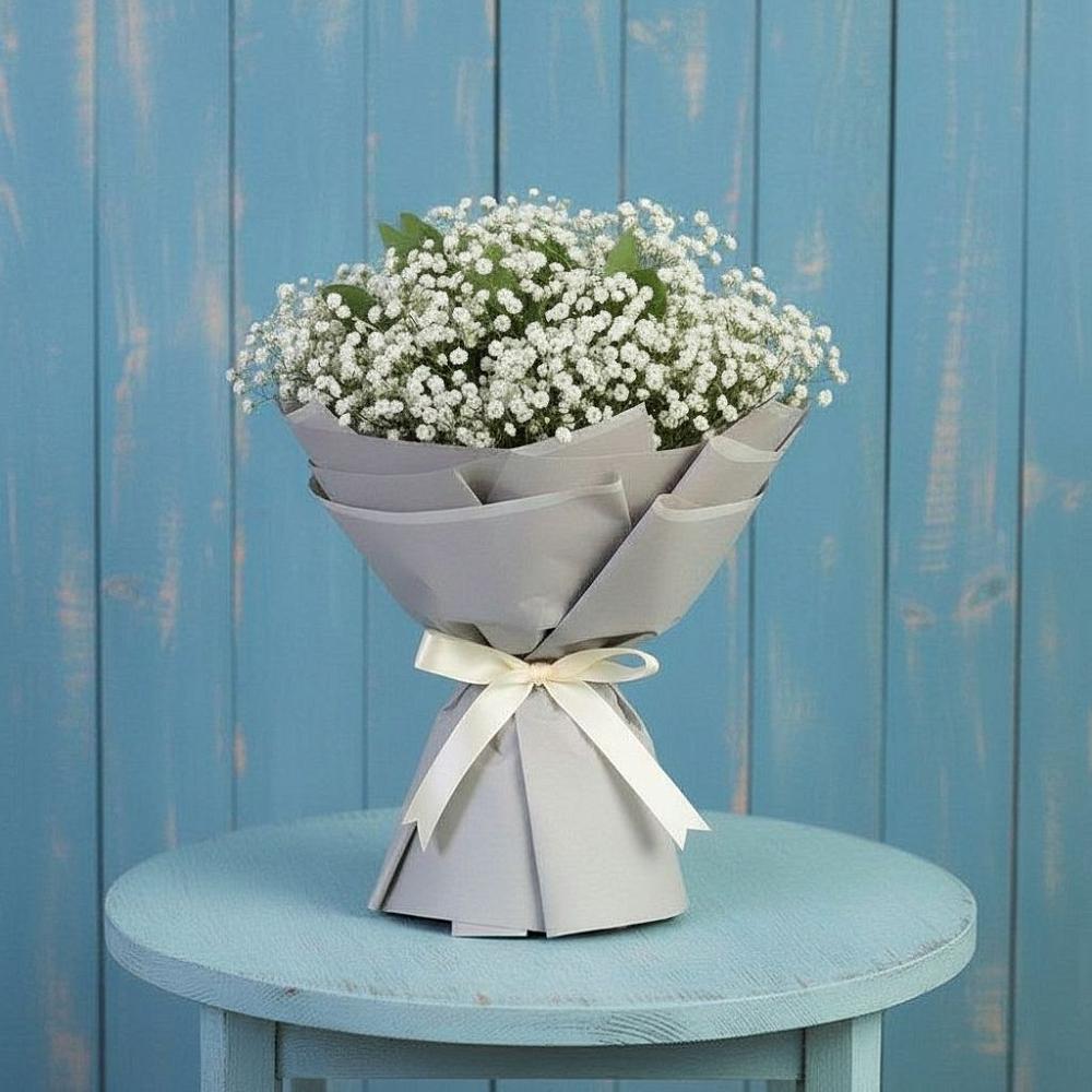 Букет цветов из: Гипсофила в Шарахалсуне