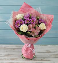 Букет цветов из:  Герберы #REPLACE_PRED# Шарахалсуне