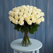 Букет 51 Белая роза Эдлесс Лав #REPLACE_PRED# Шарахалсуне