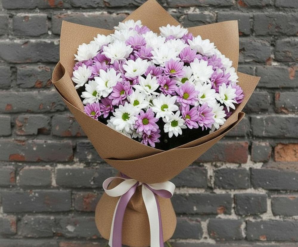 Букет цветов из: Хризантемы в Шарахалсуне