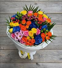 Букет цветов из:  Розы и Хризантемы в Шарахалсуне