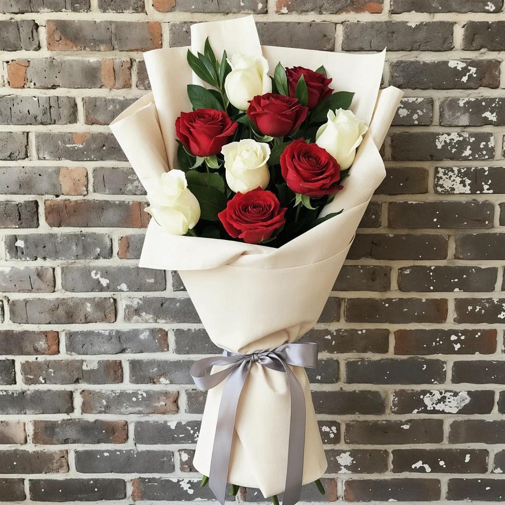 Букет цветов из: Розы в Шарахалсуне