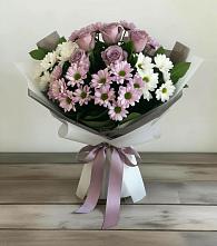 Букет цветов из:  Хризантемы и Розы #REPLACE_PRED# Шарахалсуне