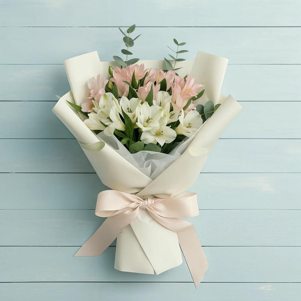 Букет цветов из: Альстромерии в Шарахалсуне