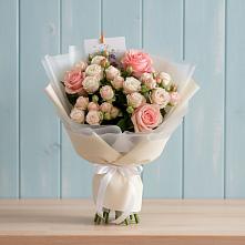 Букет цветов из:  Розы в Шарахалсуне